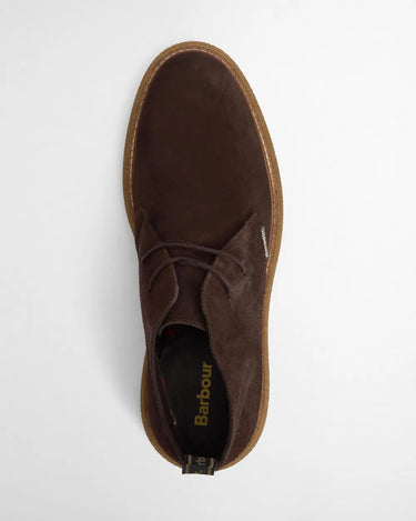 Barbour Blaine Chukka Boots in Choc Suede