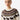 Hunter Women's Ashie Fair Isle Crew Neck Jumper in Antique White