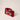 Elizabeth Scarlett Enchanted Heart Rouge Velvet Mini Pouch