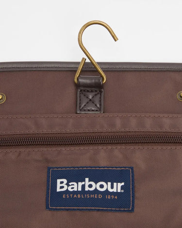 Barbour Waxed Hanging Washbag