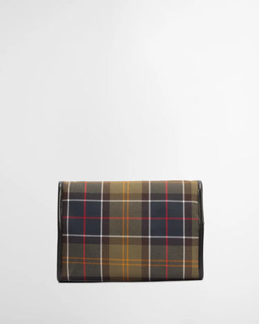 Barbour Tartan Hanging Washbag in Classic