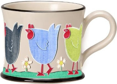 Moorland Pottery Chicken Run Mug