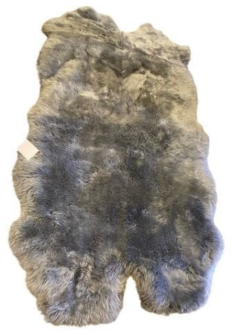 Sheepskin Rug Quad Grey