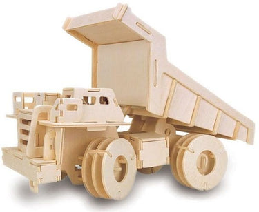 Dump Truck Woodcraft Construction Kit