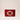 Elizabeth Scarlett Enchanted Heart Rouge Velvet Mini Pouch