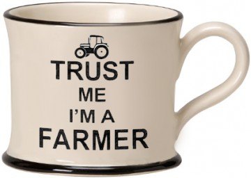 Moorland Pottery 'Trust Me I'm a Farmer' Mug