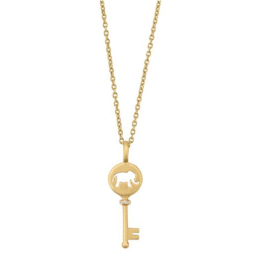byBiehl Unlock Your Strength Gold Necklace