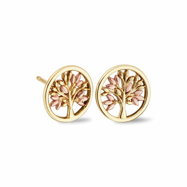Clogau Tree of Life® 9ct Solid Gold Stud Earrings - GTOL0009
