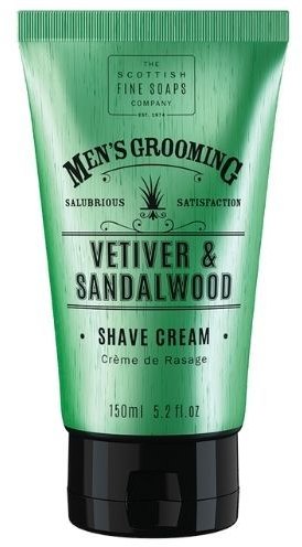Scottish Fine Soaps Vetiver & Sandalwood Shave Cream