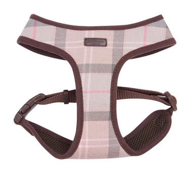 Barbour Tar Dog Harnes in Taupe/Pink