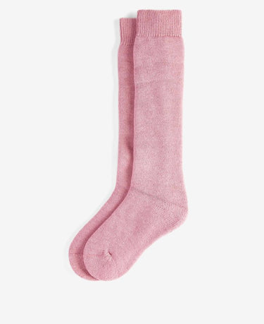 Barbour Ladies Wellington Knee Socks Rose Pink