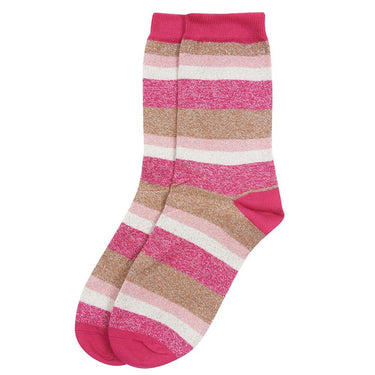 Barbour Lifestyle Women's Pink Spark Star Socks