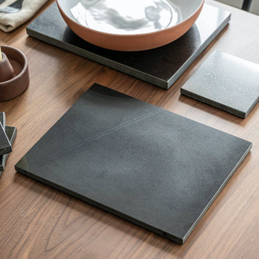 Set of 2 Black Marble Placemats