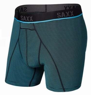 SAXX Kinetic Boxer Brief Cool Blue Mini Stripe