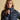 Joules Bronte Navy Stripe Funnel Neck Quarter Zip Cotton Sweatshirt