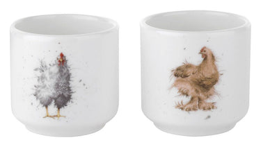 Wrendale Designs Chickens Egg Cups Set of 2