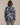 Craghoppers Women's Dante Full Zip Fleece in Dark Sapphire Print