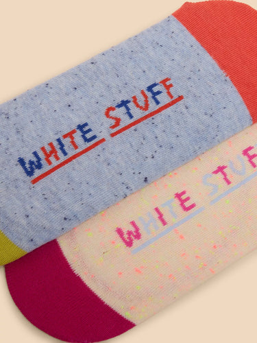 White Stuff 2 Pack Nep No Show Socks