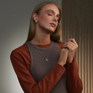 Clogau Cariad® Sterling Silver Sparkle Drop Pendant with Topaz - 3SCCBP01