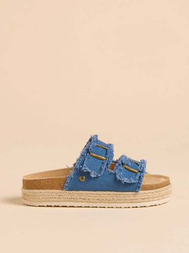 Brakeburn Denim Platform Sandals