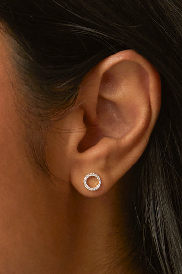Estella Bartlett CZ Circle Earrings