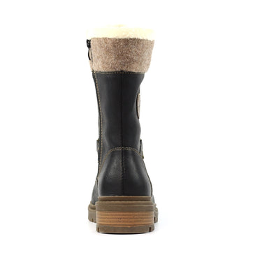 Lunar Cambridge Black Ice Grip Waterproof Boots