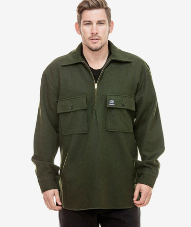 Swanndri Ranger Wool Zip Front Bushshirt