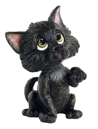 Little Paws Lucky - Black Cat Figurine