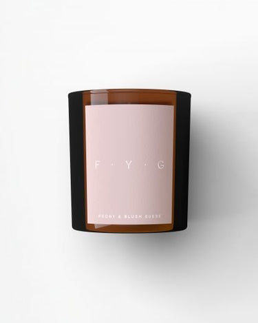 Find Your Glow Peony & Blush Suede Candle
