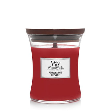 WoodWick Hourglass Candle - Pomegranate (Medium)