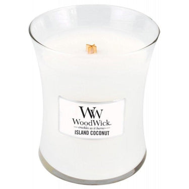 WoodWick Hourglass Candle - Island Coconut (Medium)