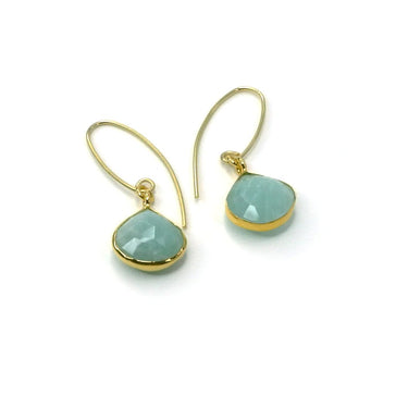 Annabella Moore Gold Plated Gemstone Earrings