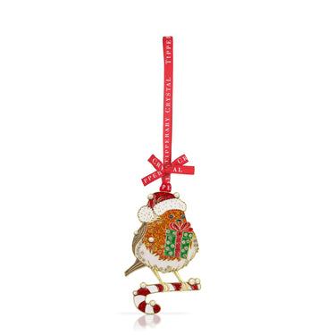 Tipperary Crystal Sparkle Robin with Gift