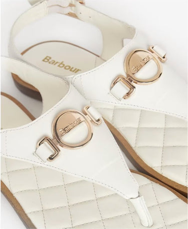 Barbour Vivienne Leather Toe-Post Sandals