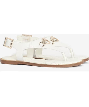 Barbour Vivienne Leather Toe-Post Sandals