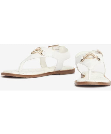 Barbour Vivienne Leather Toe-Post Sandals