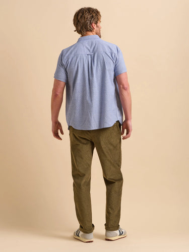 Brakeburn Men's Blue Texture Shirt