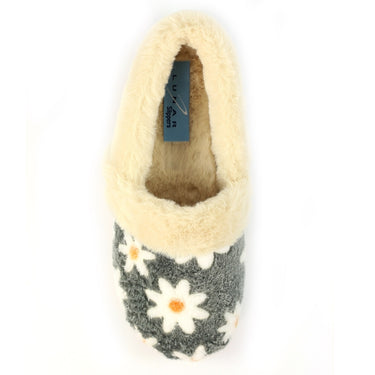 Lunar Ellis Grey Slipper