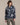 Craghoppers Women's Dante Full Zip Fleece in Dark Sapphire Print