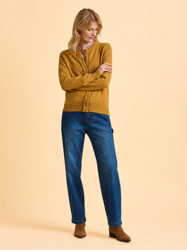 Brakeburn Crescent Cardigan in Yellow