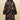 Joules Holkham Navy Bird Floral Waterproof Packable Jacket With Hood