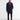 Barbour Men's Kirkbridge Wool Coat in Classic Navy