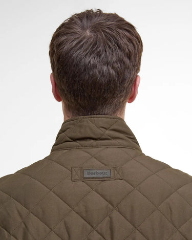 Barbour Men's Shoveler Quilt Jacket in Dark Olive