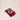 Elizabeth Scarlett Enchanted Heart Rouge Velvet Mini Pouch