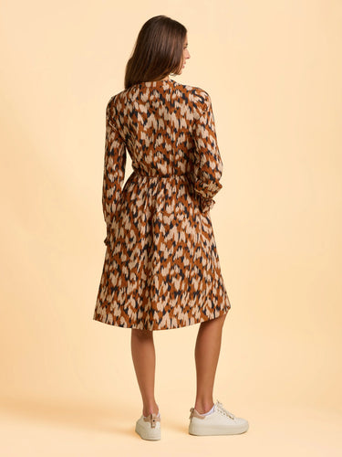 Brakeburn Hunter Dress in Brown