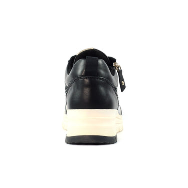 Lunar Jolt Black Wedge Trainers