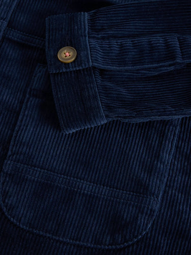White Stuff Carrie Cord Long Sleeve Jacket in Dark Navy