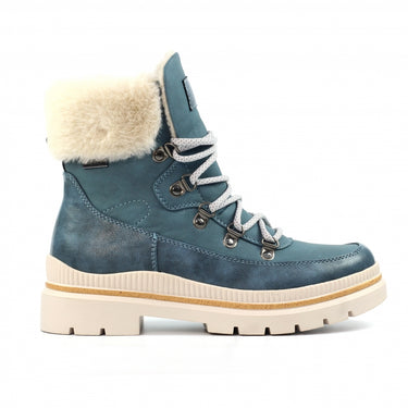 Lunar Evelyn Mid Blue Waterproof Boots