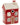 Village Pottery Red Heart House Tealight Holder