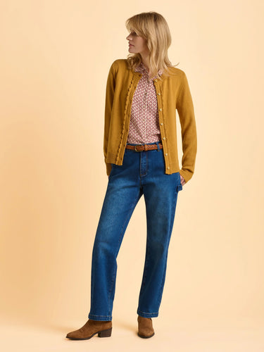 Brakeburn Crescent Cardigan in Yellow